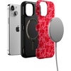image:imageCasely iPhone 13 Mini Case  Clear Skies  Clear Shimmer  Compatible with MagSafe  Classic Ultra Slim DesignRose Garden  Red Aesthetic