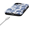 image:imageCasely iPhone 13 Mini Case  Clear Skies  Clear Shimmer  Compatible with MagSafe  Classic Ultra Slim DesignRose to Fame  Blue  White Rose Floral