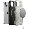 image:imageCasely iPhone 13 Mini Case  Clear Skies  Clear Shimmer  Compatible with MagSafe  Classic Ultra Slim DesignSage Tapestry  Floral Vines