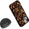image:imageCasely iPhone 13 Mini Case  Clear Skies  Clear Shimmer  Compatible with MagSafe  Classic Ultra Slim DesignShell Shocked  Tortoise Print