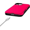 image:imageCasely iPhone 13 Mini Case  Clear Skies  Clear Shimmer  Compatible with MagSafe  Classic Ultra Slim DesignThink Pink  Solid Neon Pink