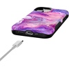 image:imageCasely iPhone 13 Mini Case  Clear Skies  Clear Shimmer  Compatible with MagSafe  Classic Ultra Slim DesignTie Dying Over You  Purple Marble iPhone