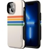 image:imageCasely iPhone 13 Mini Case  Clear Skies  Clear Shimmer  Compatible with MagSafe  Classic Ultra Slim DesignTotally Groovy  Rainbow Stripes Color Block