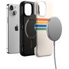 image:imageCasely iPhone 13 Mini Case  Clear Skies  Clear Shimmer  Compatible with MagSafe  Classic Ultra Slim DesignTotally Groovy  Rainbow Stripes Color Block