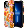 image:imageCasely iPhone 13 Mini Case  Clear Skies  Clear Shimmer  Compatible with MagSafe  Classic Ultra Slim DesignTropical Color Splash  Abstract Retro