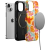 image:imageCasely iPhone 13 Mini Case  Clear Skies  Clear Shimmer  Compatible with MagSafe  Classic Ultra Slim DesignTropical Color Splash  Abstract Retro