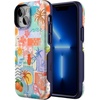 image:imageCasely iPhone 13 Mini Case  Clear Skies  Clear Shimmer  Compatible with MagSafe  Classic Ultra Slim DesignTropical Heat  Beachy Collage