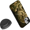 image:imageCasely iPhone 13 Mini Case  Clear Skies  Clear Shimmer  Compatible with MagSafe  Classic Ultra Slim DesignVan Gogh  Skull of a Skeleton with Burning Cig