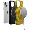 image:imageCasely iPhone 13 Mini Case  Clear Skies  Clear Shimmer  Compatible with MagSafe  Classic Ultra Slim DesignVan Gogh  Sunflowers Floral