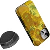 image:imageCasely iPhone 13 Mini Case  Clear Skies  Clear Shimmer  Compatible with MagSafe  Classic Ultra Slim DesignVan Gogh  Sunflowers Floral