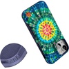 image:imageCasely iPhone 13 Mini Case  Clear Skies  Clear Shimmer  Compatible with MagSafe  Classic Ultra Slim DesignVeneta Tapestry  Grateful Dead Tie Dye