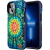 image:imageCasely iPhone 13 Mini Case  Clear Skies  Clear Shimmer  Compatible with MagSafe  Classic Ultra Slim DesignVeneta Tapestry  Grateful Dead Tie Dye