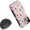 image:imageCasely iPhone 13 Mini Case  Clear Skies  Clear Shimmer  Compatible with MagSafe  Classic Ultra Slim DesignVines of Love  Floral Heart