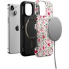 image:imageCasely iPhone 13 Mini Case  Clear Skies  Clear Shimmer  Compatible with MagSafe  Classic Ultra Slim DesignVines of Love  Floral Heart