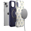 image:imageCasely iPhone 13 Mini Case  Clear Skies  Clear Shimmer  Compatible with MagSafe  Classic Ultra Slim DesignVintage Garden  Blue Hydrangea