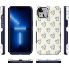 image:imageCasely iPhone 13 Mini Case  Clear Skies  Clear Shimmer  Compatible with MagSafe  Classic Ultra Slim DesignVintage Garden  Blue Hydrangea