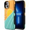 image:imageCasely iPhone 13 Mini Case  Clear Skies  Clear Shimmer  Compatible with MagSafe  Classic Ultra Slim DesignWaves  Rays  Sunshine