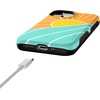 image:imageCasely iPhone 13 Mini Case  Clear Skies  Clear Shimmer  Compatible with MagSafe  Classic Ultra Slim DesignWaves  Rays  Sunshine