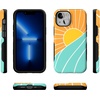 image:imageCasely iPhone 13 Mini Case  Clear Skies  Clear Shimmer  Compatible with MagSafe  Classic Ultra Slim DesignWaves  Rays  Sunshine
