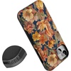 image:imageCasely iPhone 13 Mini Case  Fallen Gold  Antique Floral  Bold Protective Design  Compatible with MagSafe