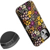 image:imageCasely iPhone 13 Mini Case  Falling for You  Plum Floral  Bold Protective Design  Compatible with MagSafe