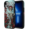 image:imageCasely iPhone 13 Mini Case  Forever Grateful  Grateful Dead Skeleton Floral  Compatible with MagSafe  Bold Protective Design