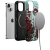 image:imageCasely iPhone 13 Mini Case  Forever Grateful  Grateful Dead Skeleton Floral  Compatible with MagSafe  Bold Protective Design