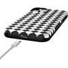 image:imageCasely iPhone 13 Mini Case  Harlequin Salem Diamond  Black and White  Bold Protective Design  MagSafe Compatible Design