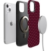 image:imageCasely iPhone 13 Mini Case  Heart Noir  Tiny Hearts  Bold Protective Design  MagSafe Compatible Design