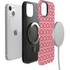 image:imageCasely iPhone 13 Mini Case  Love Locks  Pink Hearts  Bold Protective Design  MagSafe Compatible Design