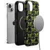 image:imageCasely iPhone 13 Mini Case  Mystic Moths  Green Twilight  Bold Protective Design  MagSafe Compatible Design