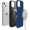 image:imageCasely iPhone 13 Mini Case  On the Dot  Navy Polka Dot  Bold Protective Design  Compatible with MagSafe