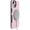 image:imageCasely iPhone 13 Mini Case  On the Dot  Pink amp Brown Polka Dot  Bold Protective Design  Compatible with MagSafe