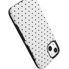 image:imageCasely iPhone 13 Mini Case  On the Dot  White Polka Dot  Bold Protective Design  Compatible with MagSafe