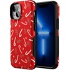 image:imageCasely iPhone 13 Mini Case  Peppermint Kiss  Candy Cane  Bold Protective Design  MagSafe Compatible Design