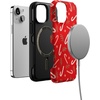 image:imageCasely iPhone 13 Mini Case  Peppermint Kiss  Candy Cane  Bold Protective Design  MagSafe Compatible Design