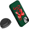 image:imageCasely iPhone 13 Mini Case  Santas Favorite  Holiday Bow  Bold Protective Design  MagSafe Compatible Design