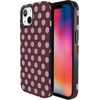 image:imageCasely iPhone 13 Mini Case  Spotted in SoHo  Burgundy Polka Dot  Bold Protective Design  Compatible with MagSafe