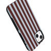 image:imageCasely iPhone 13 Mini Case  Sunday in Brooklyn  Chocolate Blue Stripes  Bold Protective Design  Compatible with MagSafe