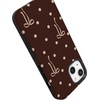 image:imageCasely iPhone 13 Mini Case  Teddy Bows  Brown Polka Dot  Bold Protective Design  MagSafe Compatible Design