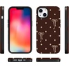 image:imageCasely iPhone 13 Mini Case  Teddy Bows  Brown Polka Dot  Bold Protective Design  MagSafe Compatible Design