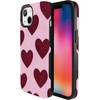 image:imageCasely iPhone 13 Mini Case  Whole Lotta Love  Plum Hearts  Bold Protective Design  MagSafe Compatible Design