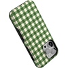 image:imageCasely iPhone 13 Pro Max Case  Checked Twice  Green Plaid  Bold Protective Design  MagSafe Compatible Design