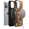 image:imageCasely iPhone 13 Pro Max Case  Fallen Gold  Antique Floral  Bold Protective Design  Compatible with MagSafe