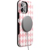 image:imageCasely iPhone 13 Pro Max Case  Queen of Diamonds  Pink Watercolor  Bold Protective Design  Compatible with MagSafe