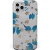 image:imageCasely iPhone 11 Pro Max Case  Forget Me Not  Blue and Gold Clear Floral  Classic Ultra Slim Design