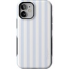 image:imageCasely iPhone 12 Mini Case  Blue Stripes  Sunday Best  Bold Protective Design  Compatible with MagSafe