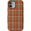 image:imageCasely iPhone 12 Mini Case  Spiced Chai  Fall Plaid  Bold Protective Design  MagSafe Compatible Design