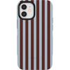 image:imageCasely iPhone 12 Mini Case  Sunday in Brooklyn  Chocolate Blue Stripes  Bold Protective Design  Compatible with MagSafe