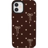 image:imageCasely iPhone 12 Mini Case  Teddy Bows  Brown Polka Dot  Bold Protective Design  MagSafe Compatible Design